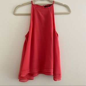 Zara Coral Racerback Tank